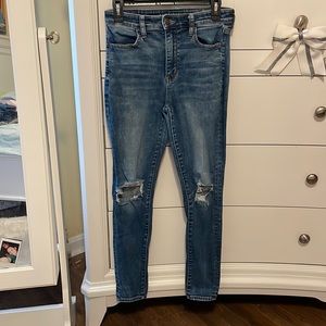 American Eagle size 8regular Super Hi-Rise Jeggings